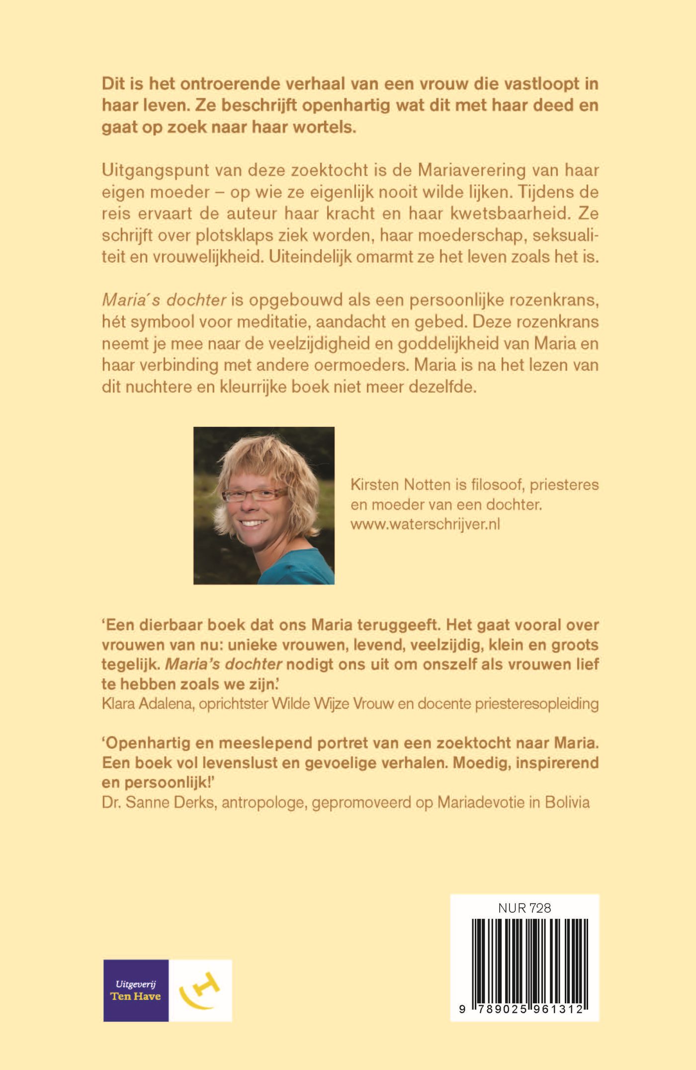 Achterkant van Maria s dochter