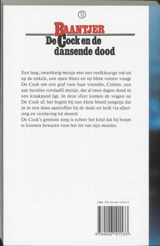 Achterkant van De Cock en de dansende dood