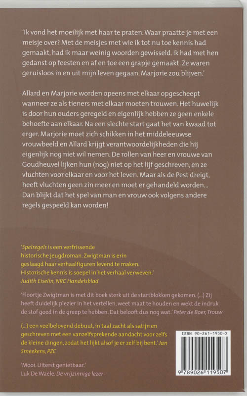 Achterkant van Spelregels
