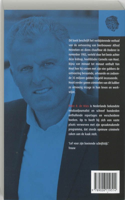 Achterkant van De ontvoering van Alfred Heineken