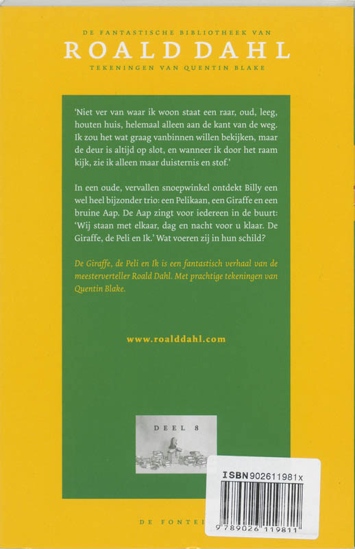 Achterkant van De Giraffe, de Peli en ik