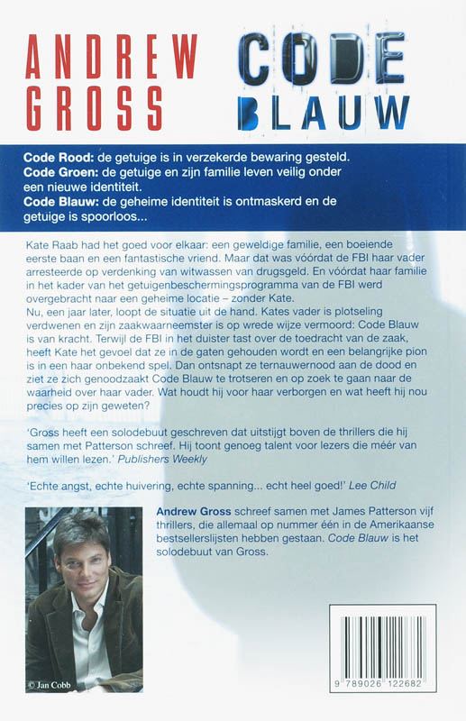 Achterkant van Code Blauw