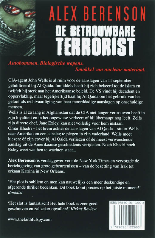 Achterkant van De betrouwbare terrorist