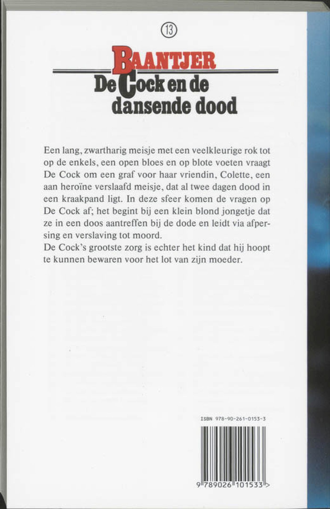 Achterkant van De Cock en de dansende dood