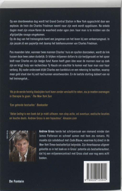 Achterkant van Valse lading