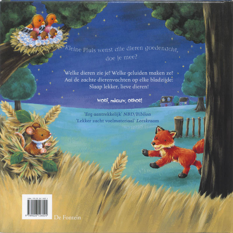 Achterkant van Slaap lekker, lieve dieren!