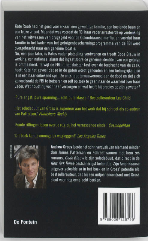 Achterkant van Code Blauw