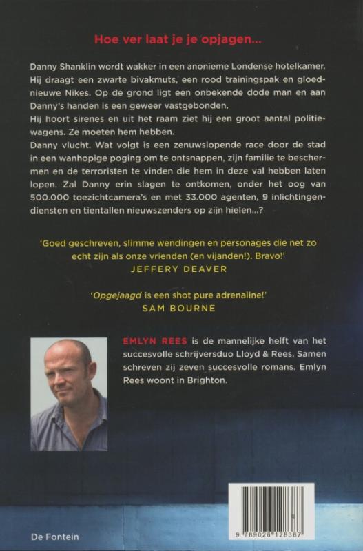 Achterkant van Opgejaagd