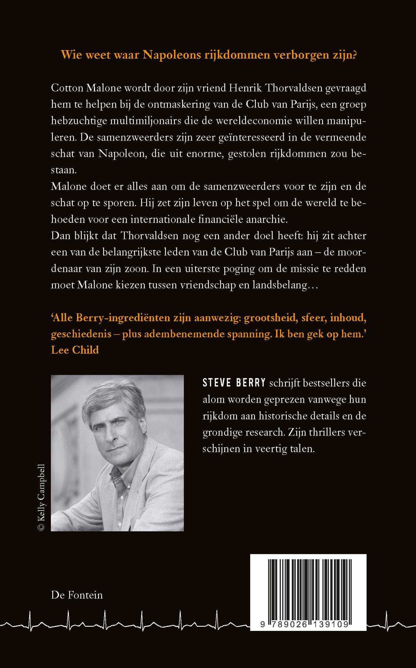 Achterkant van Het complot van Parijs