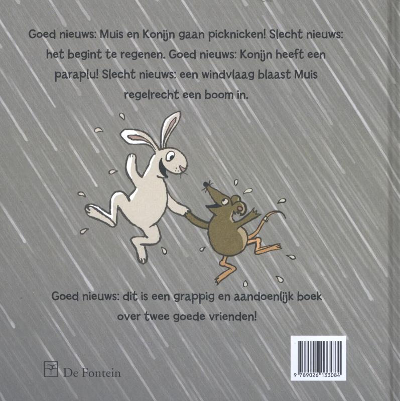 Achterkant van Goed nieuws, slecht nieuws