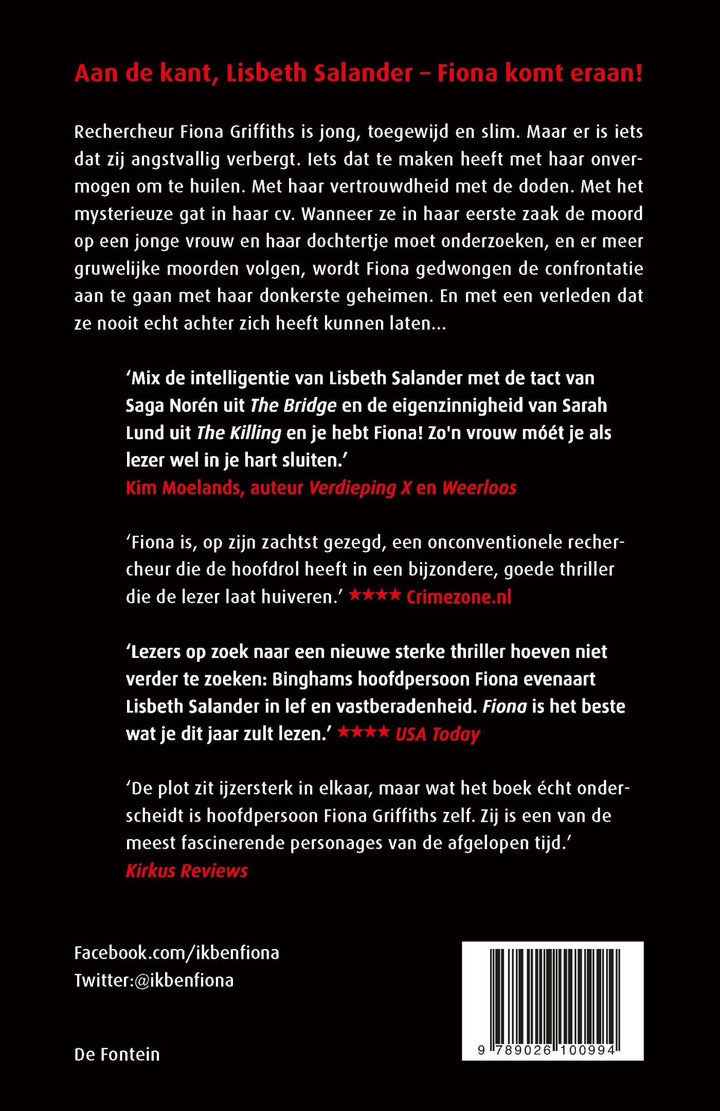 Achterkant van Fiona