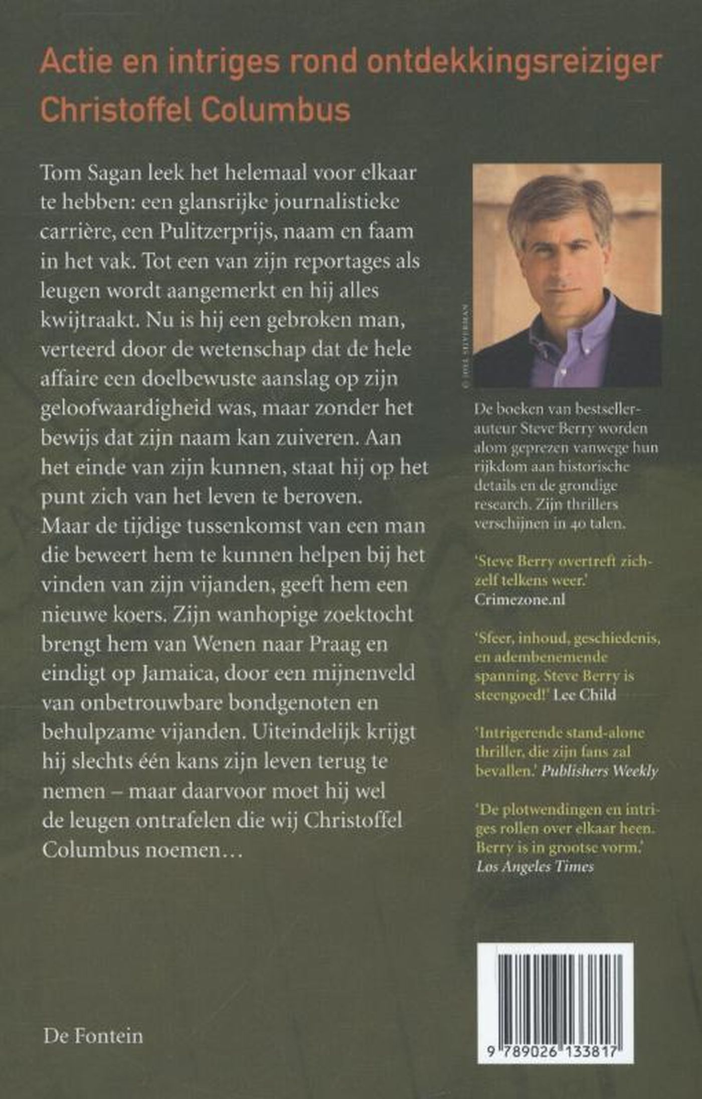 Achterkant van Het Columbus mysterie