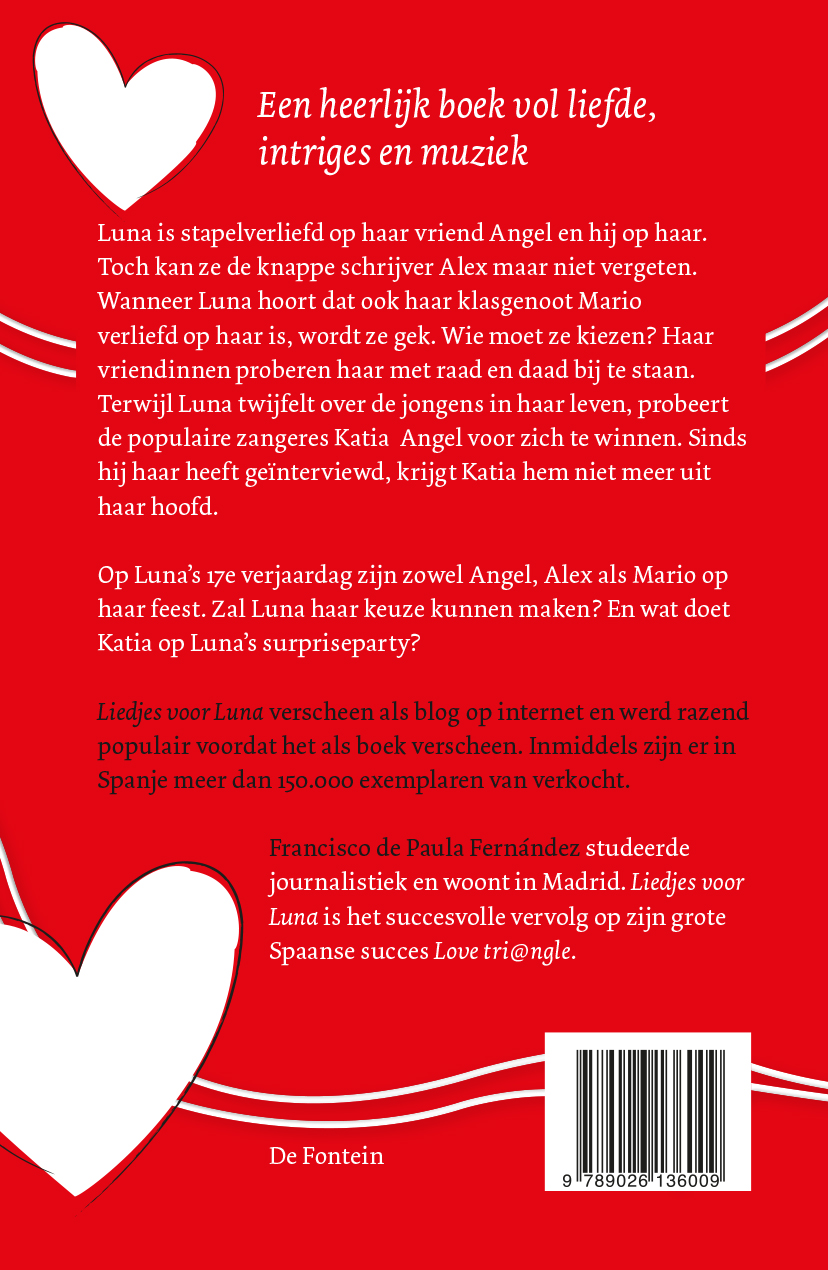Achterkant van Love tri@ngle 2 - Liedjes voor Luna