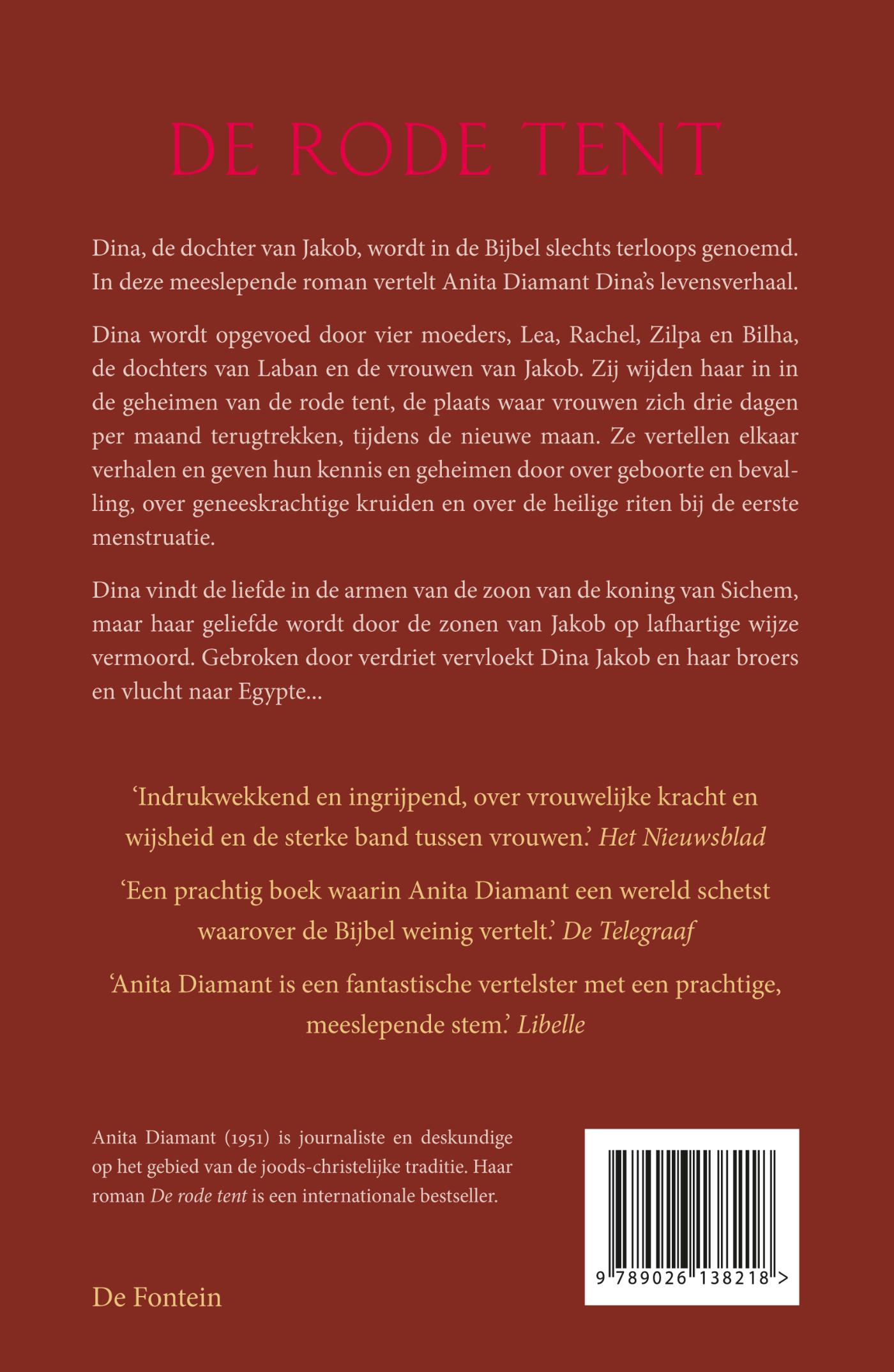 Achterkant van De rode tent