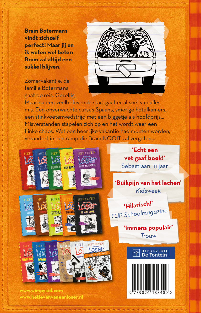 Achterkant van Flutvakantie