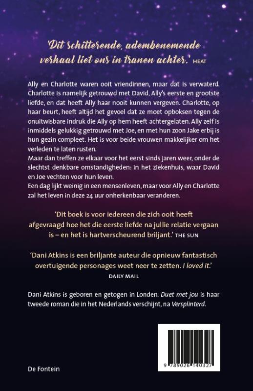 Achterkant van Duet met jou