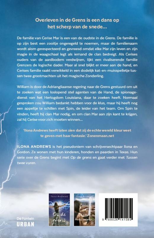 Achterkant van Tussen twee vuren