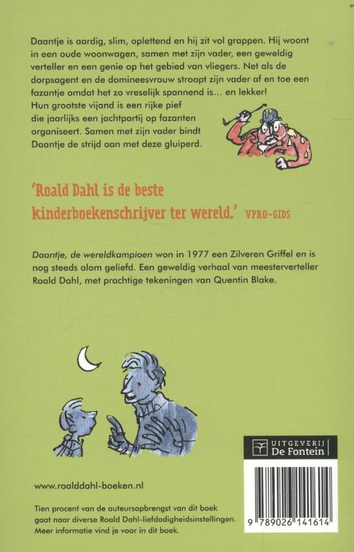 Achterkant van Daantje, de wereldkampioen