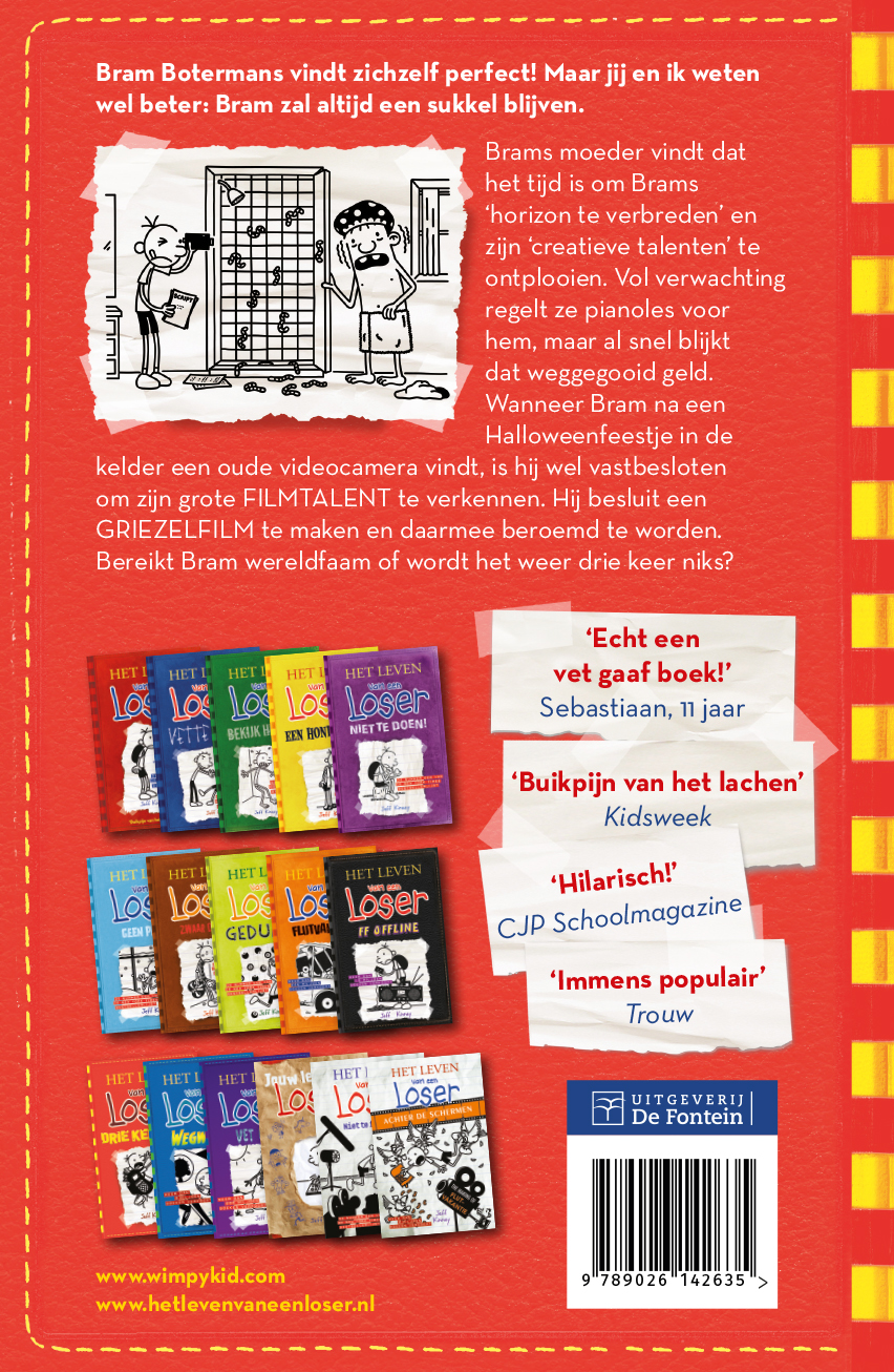 Achterkant van Drie keer niks