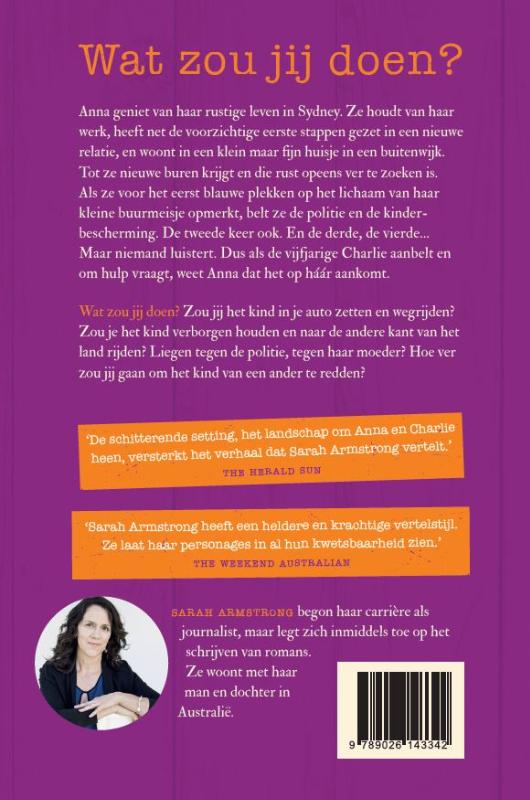 Achterkant van Laat me niet alleen
