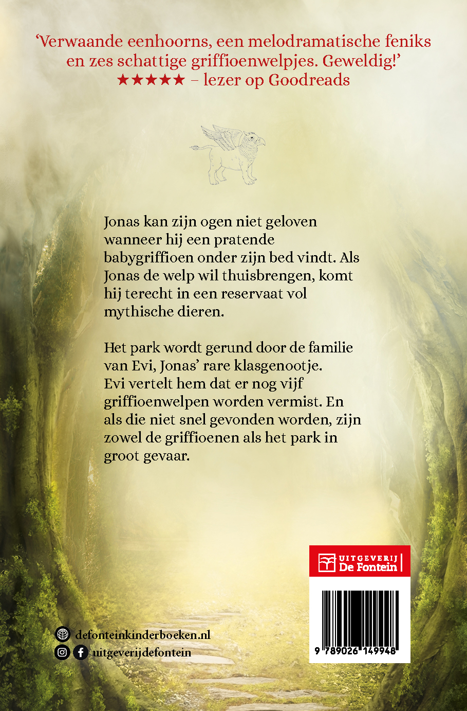 Achterkant van De vermiste griffioenen