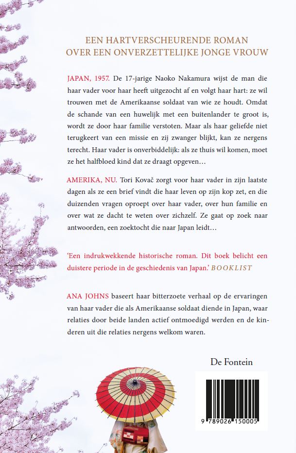 Achterkant van Het meisje in de witte kimono