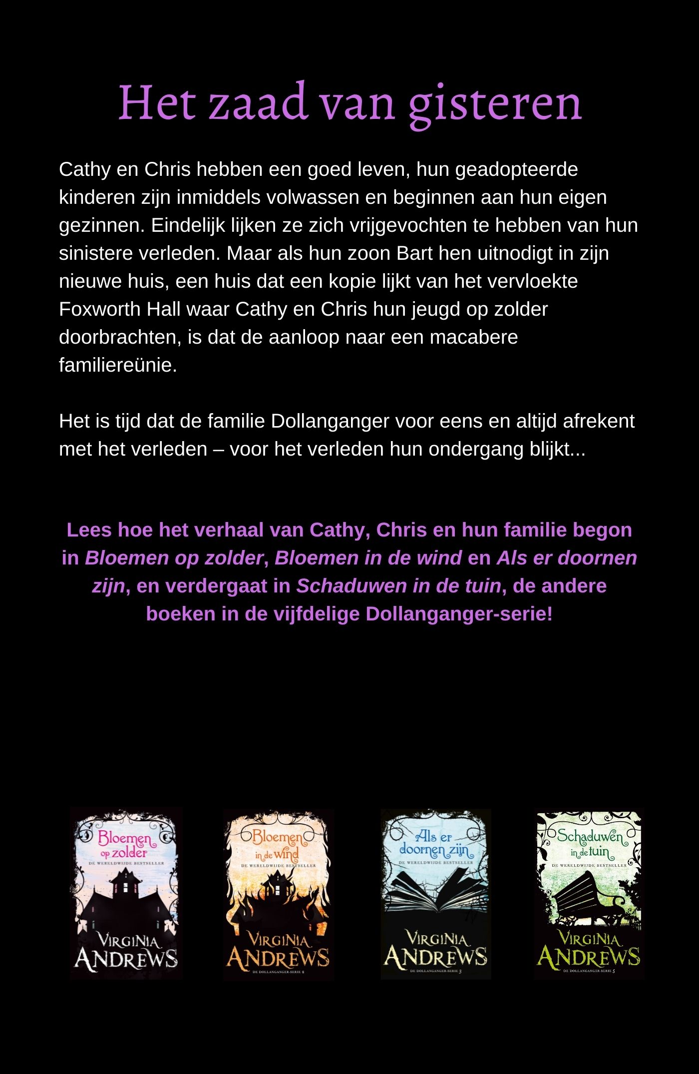 Achterkant van Het zaad van gisteren