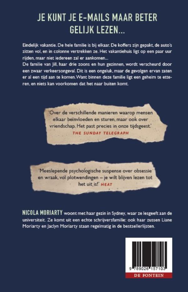 Achterkant van Ik moet je iets vertellen