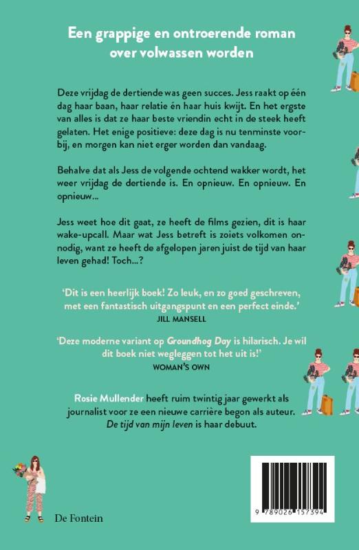Achterkant van De tijd van mijn leven