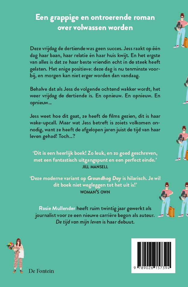 Achterkant van De tijd van mijn leven