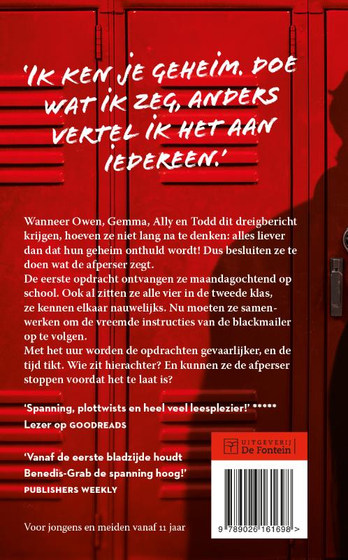 Achterkant van Ik ken jouw geheim