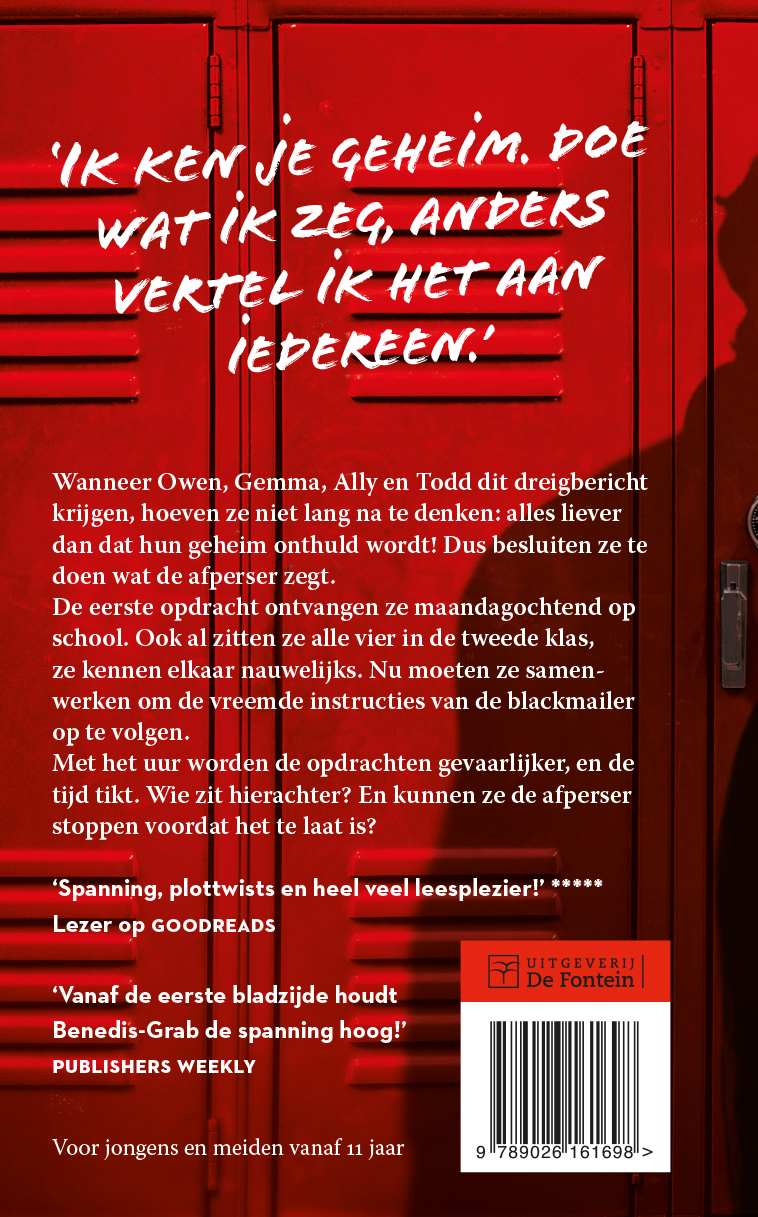 Achterkant van Ik ken jouw geheim