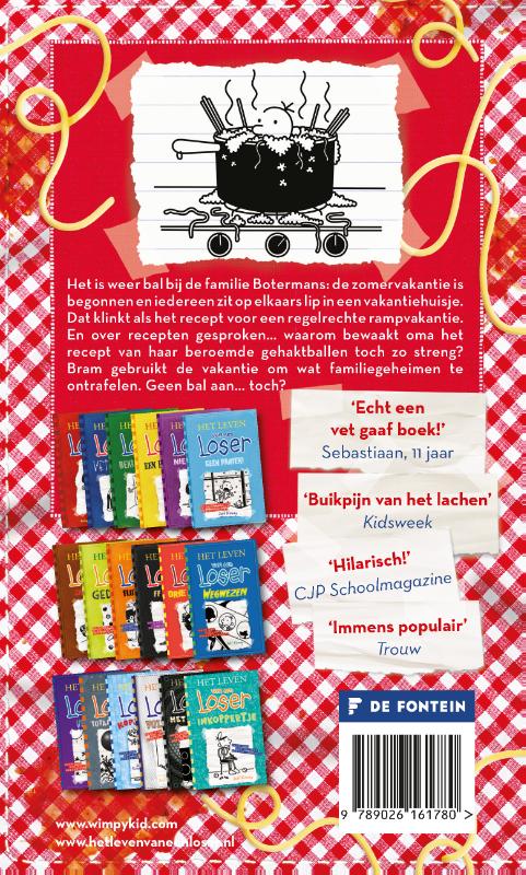 Achterkant van Geen bal aan