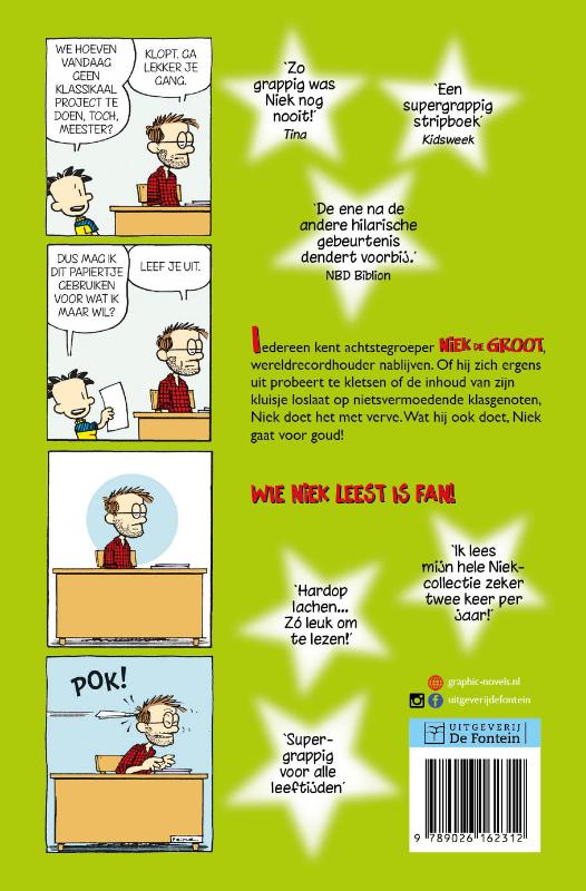 Achterkant van Niek de Groot gaat voor goud