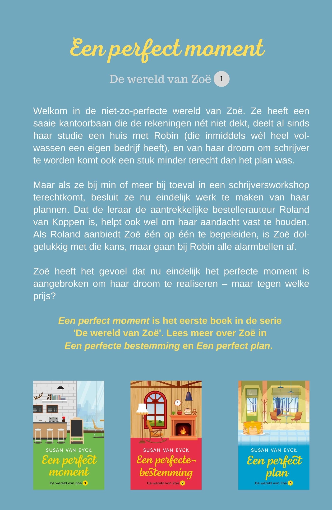 Achterkant van Een perfect moment