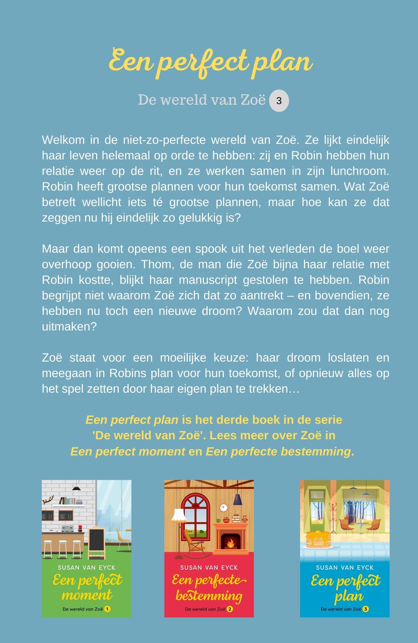 Achterkant van Een perfect plan