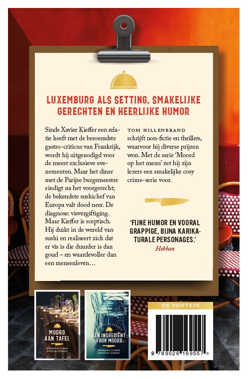 Achterkant van Een dodelijke delicatesse