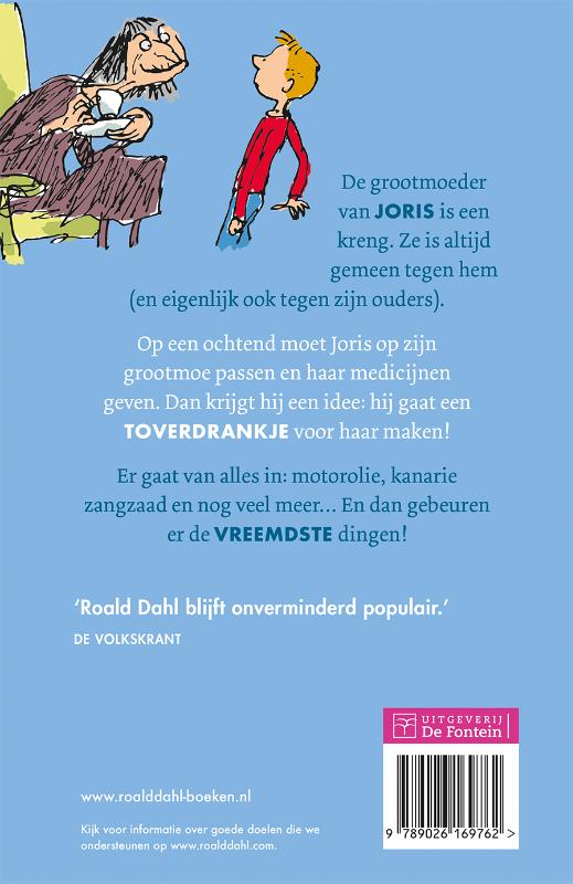 Achterkant van Joris en de geheimzinnige toverdrank