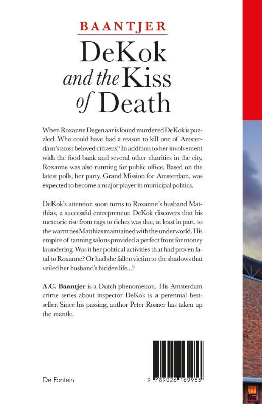 Achterkant van DeKok and the Kiss of Death