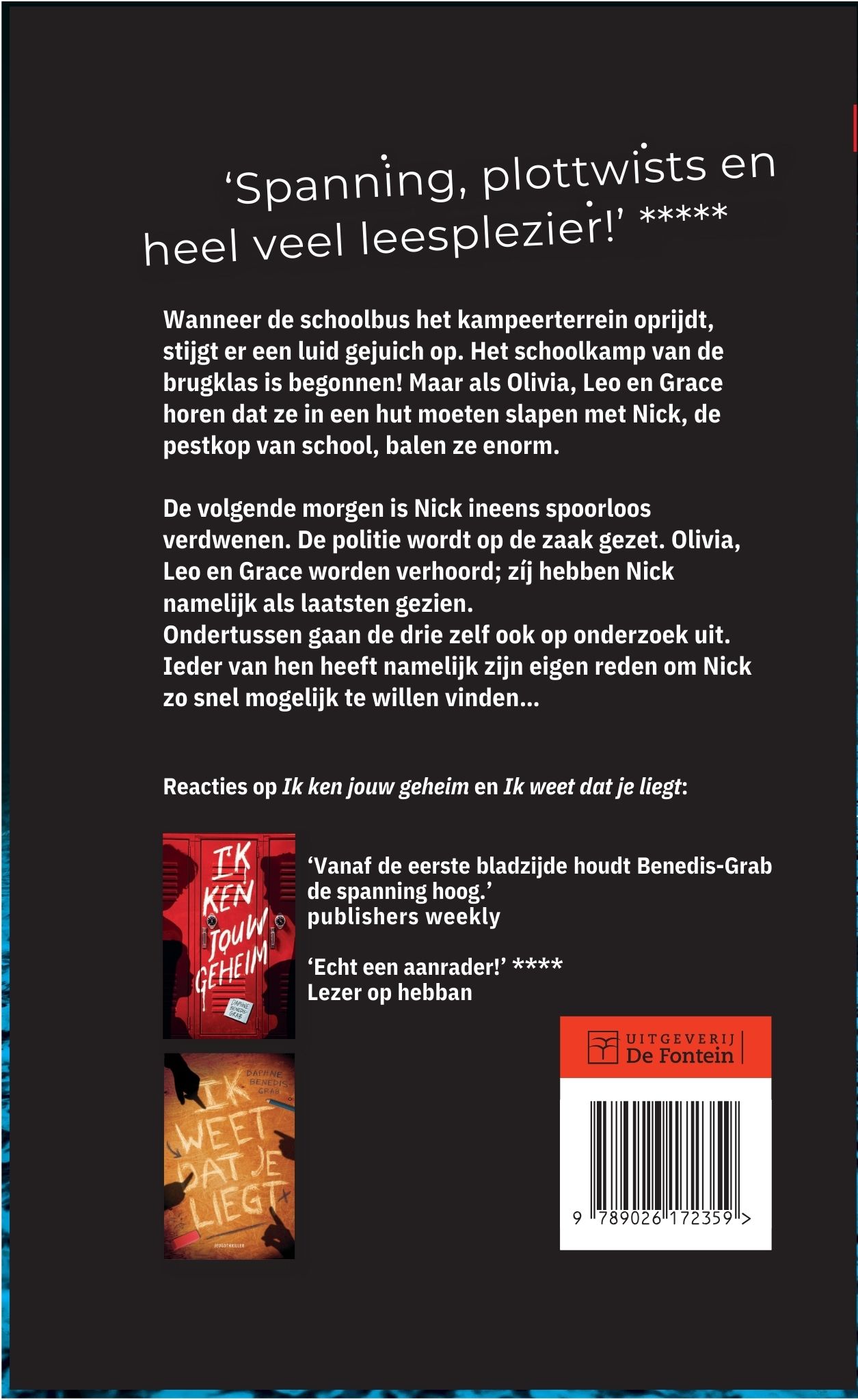 Achterkant van Ik zal je vinden