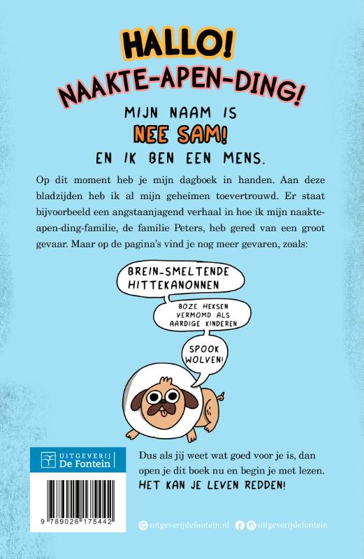Achterkant van Ze noemen me Nee Sam!