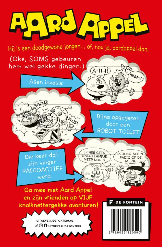 Achterkant van Aard Appel
