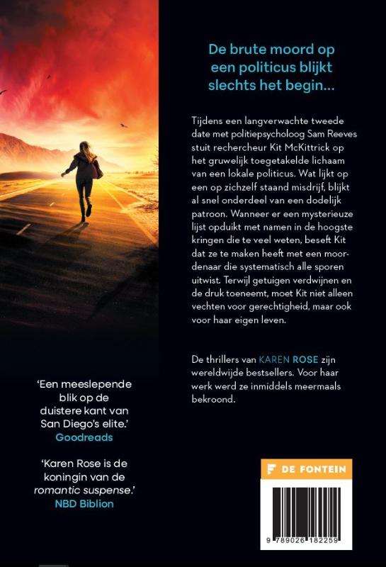 Achterkant van Dodelijke dreiging