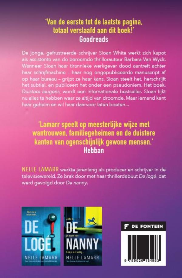 Achterkant van Al mijn leugens