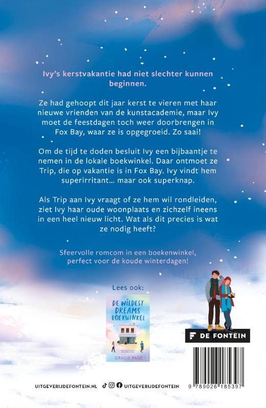 Achterkant van Winter in de Wildest Dreams boekwinkel
