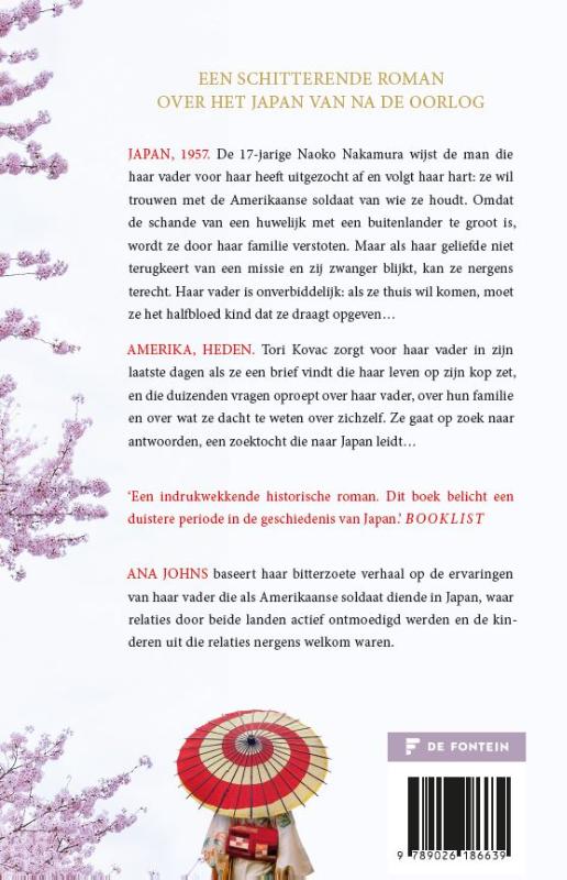 Achterkant van Het meisje in de witte kimono