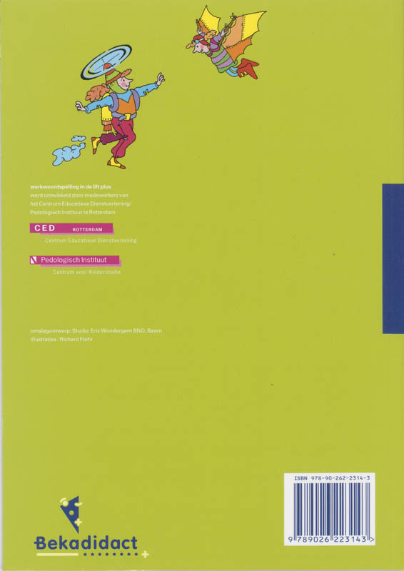 Achterkant van Werkwoordenboek