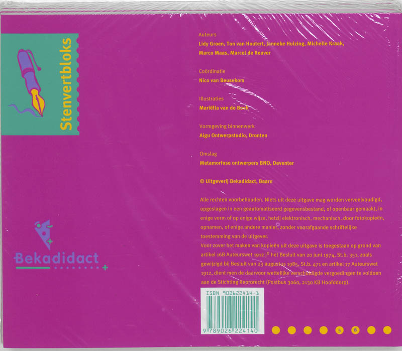 Achterkant van Leerlingenboek