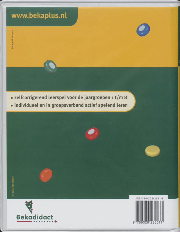 Achterkant van Groep 4 rekenen 2C