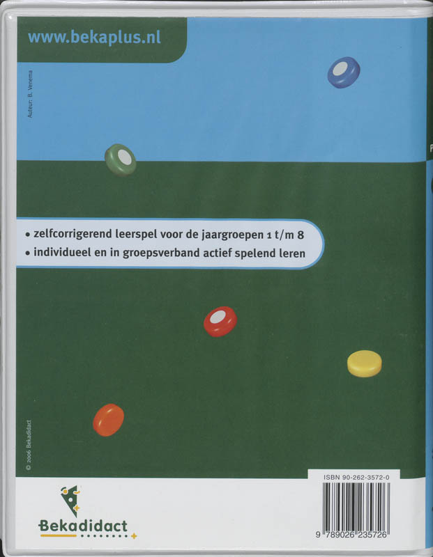 Achterkant van Taal/lezen